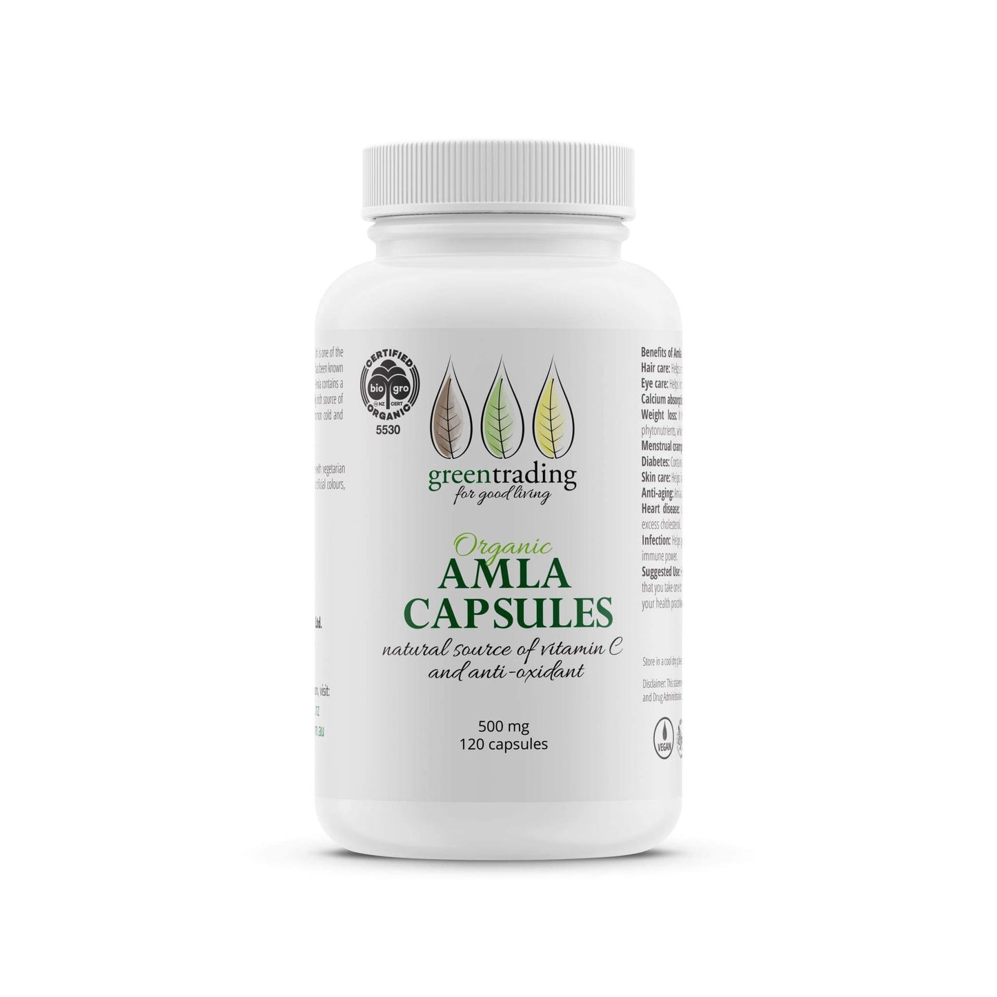 Organic Amla Powder 250g - greentradingaustralia
