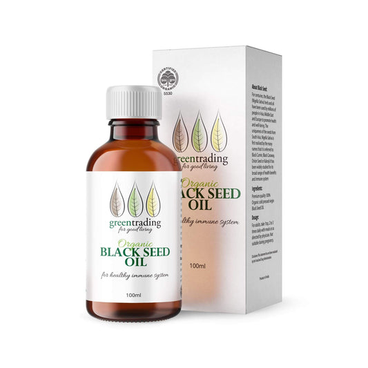Organic Black Seed Oil 100ml - greentradingaustralia