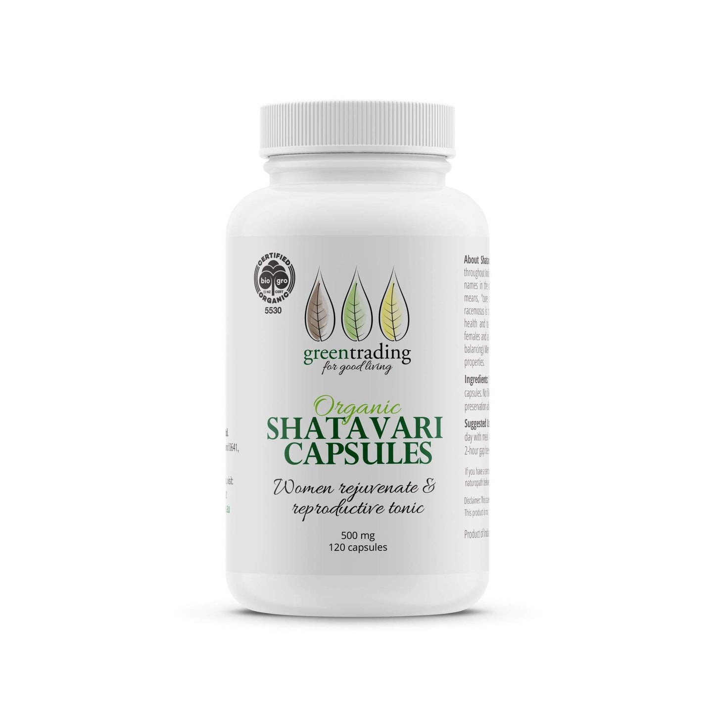 Organic Shatavari Powder 250g - greentradingaustralia