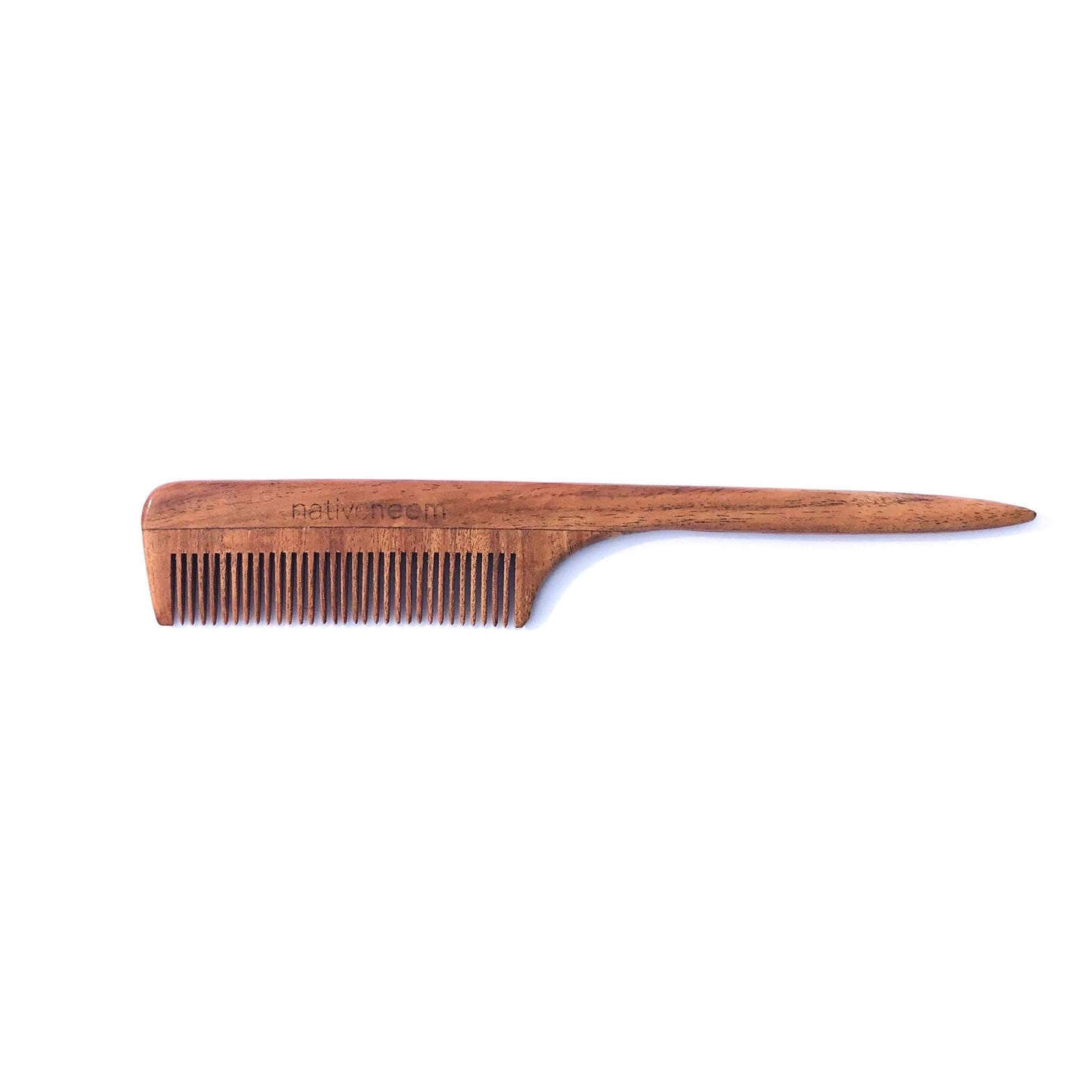 Wooden Neem Comb Wide Tooth - greentradingaustralia