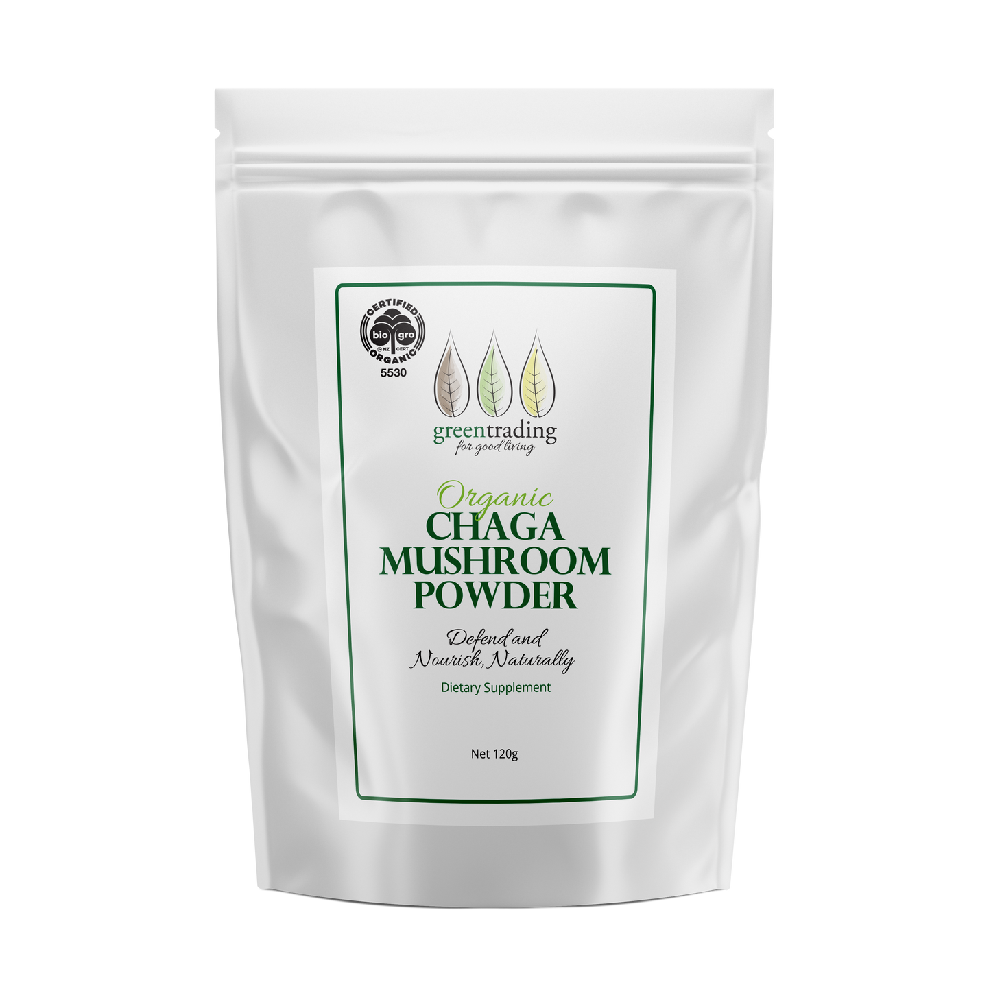 Organic Chaga Mushroom Powder 120g