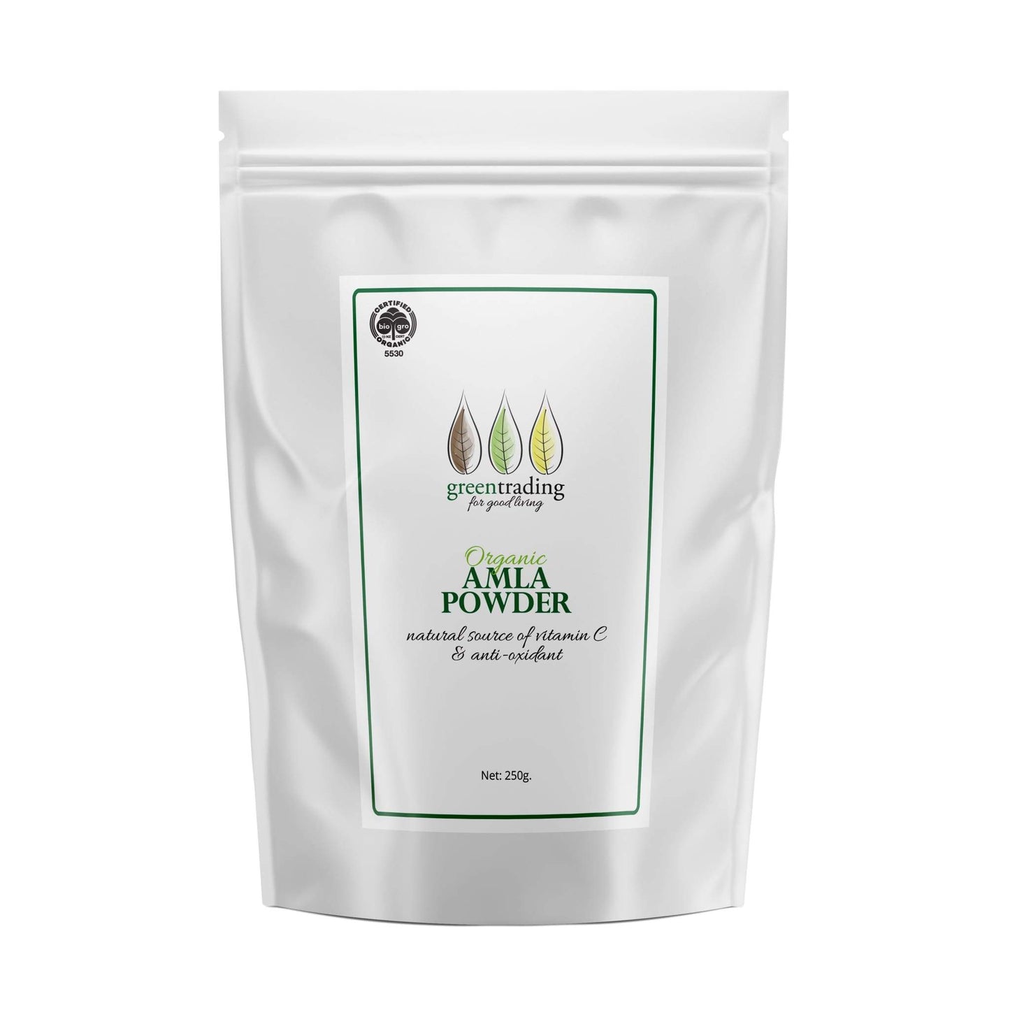 Organic Amla Powder 250g - greentradingaustralia